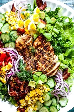Recipe 'The Best Grilled Chicken Cobb Salad'