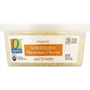 O Organics Cheese, Organic, Shredded, Parmesan