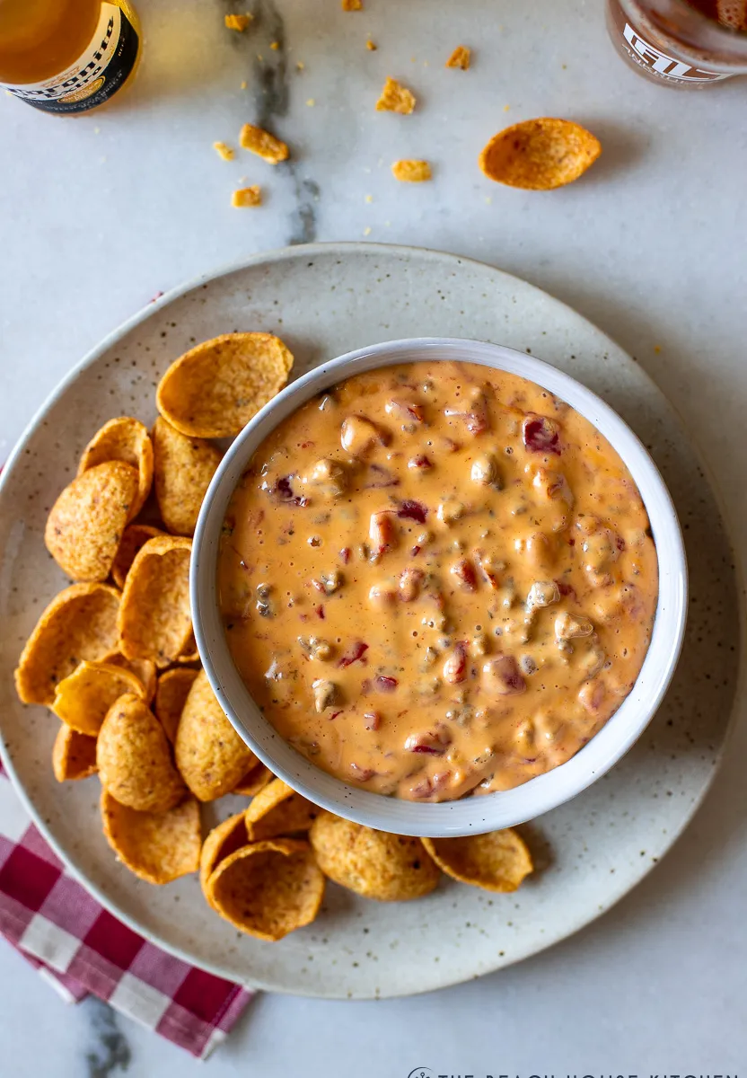 Cheesy Sausage Rotel Dip
