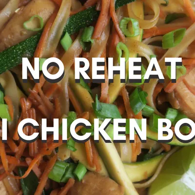 Recipe 'No-Reheat Thai Chicken, Zucchini and Carrot Bowls'