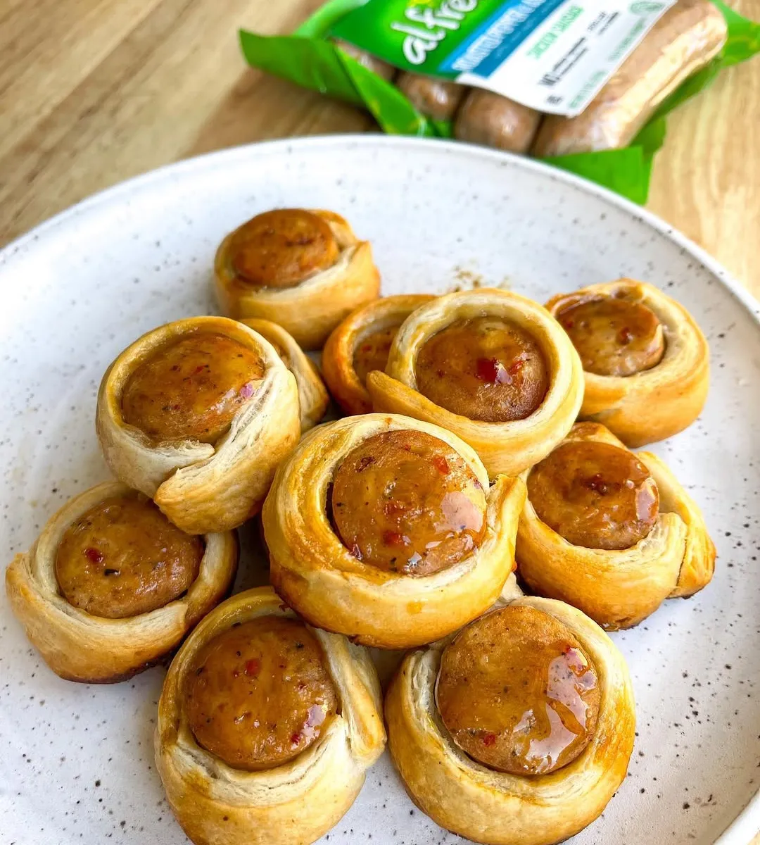 Hot Honey Sausage Croissant Rolls