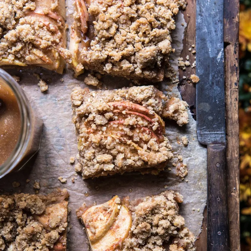 Double the Streusel Apple Butter Bars