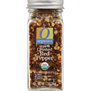 O Organics Pepper, Organic, Red, Crushed