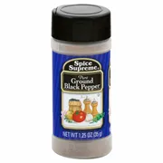 Spice Supreme Black Pepper, Pure Ground