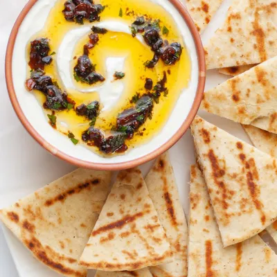 Recipe 'Whipped Feta Dip with an Herby Olive Oil Drizzle'