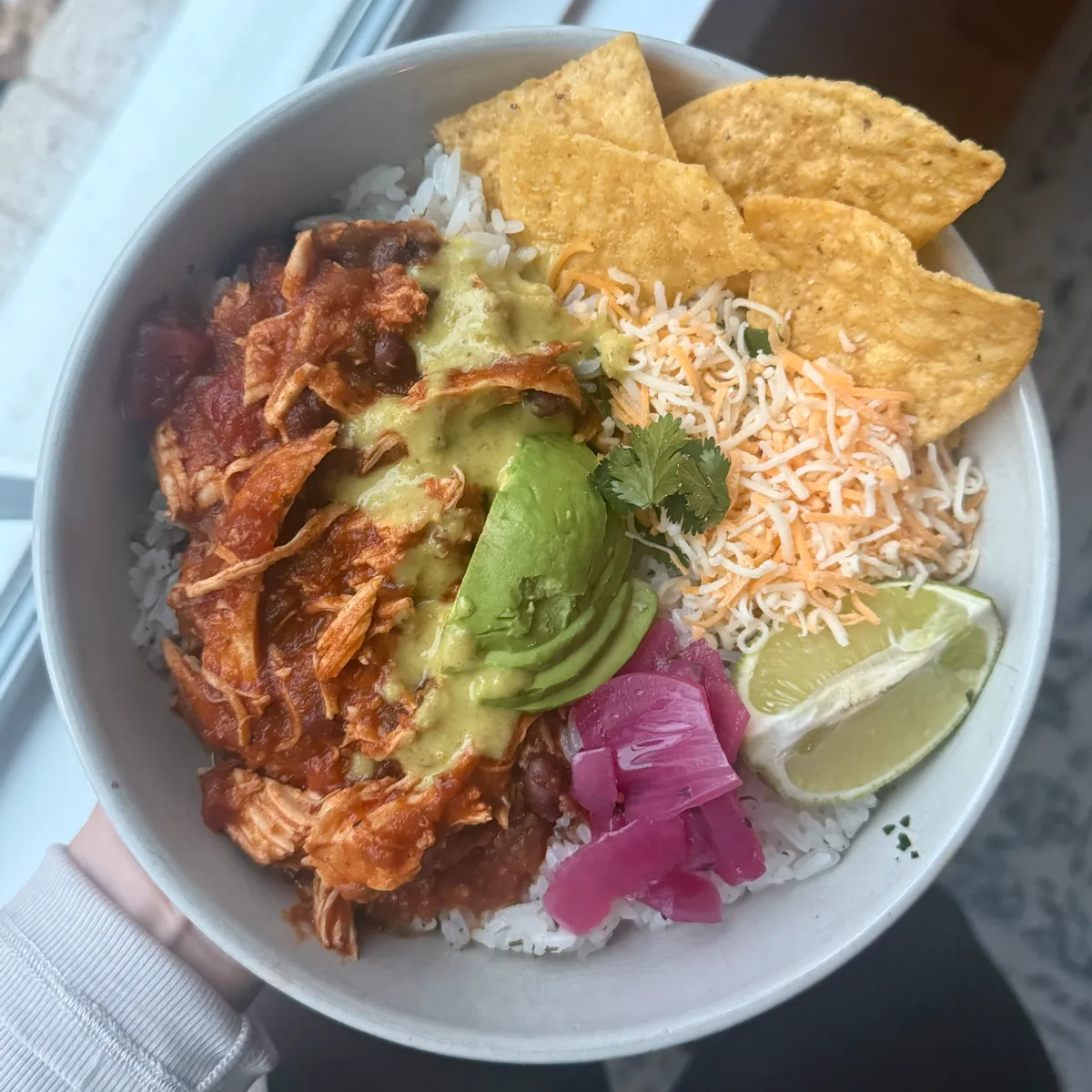 Salsa Verde Chicken Bowls