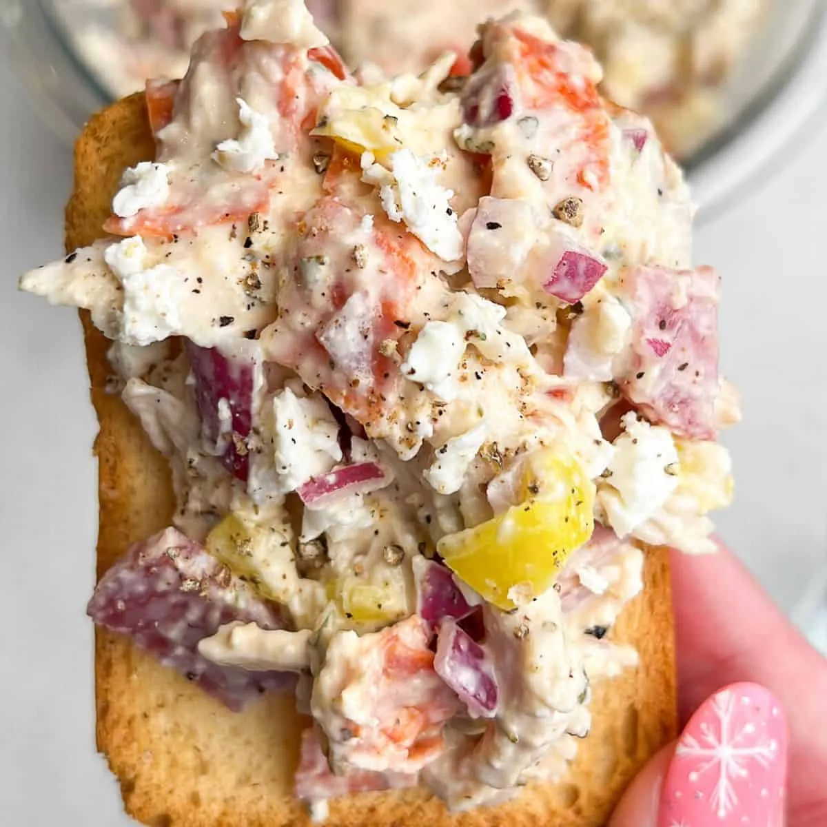Italian Grinder Chicken Salad