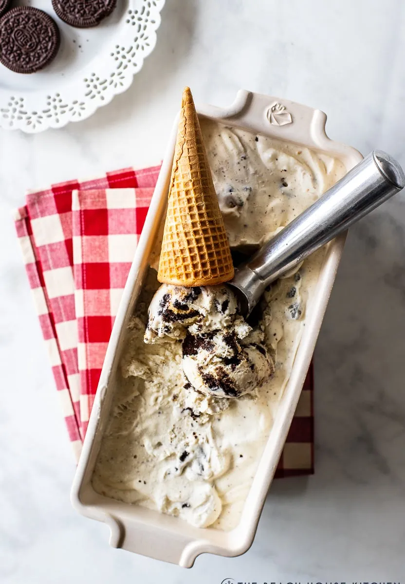 Slow Churn Oreo Ice Cream