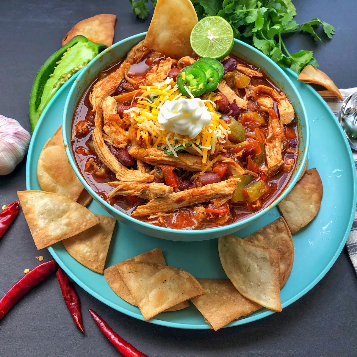 Smoked Chicken Chili