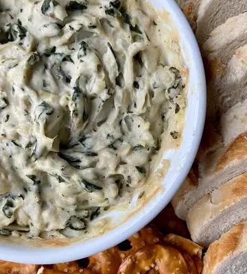 Recipe 'VEGAN SPINACH AND ARTICHOKE DIP!'