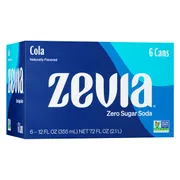 Zevia Zero Calorie Cola Soda