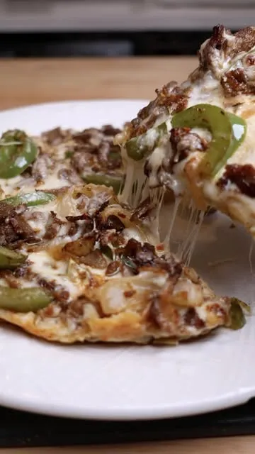Philly Cheesesteak Pizza