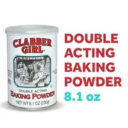 Clabber Girl Baking Powder, Double Acting, Gluten Free, 8.1 OZ