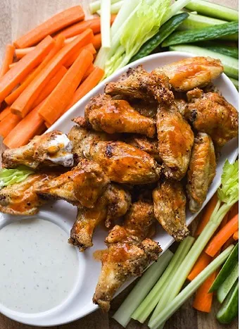 Pickle Brined Air Fryer Chicken Wings