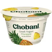 Chobani Low-Fat Greek Yogurt Pineapple On The Bottom 2% Milk Fat