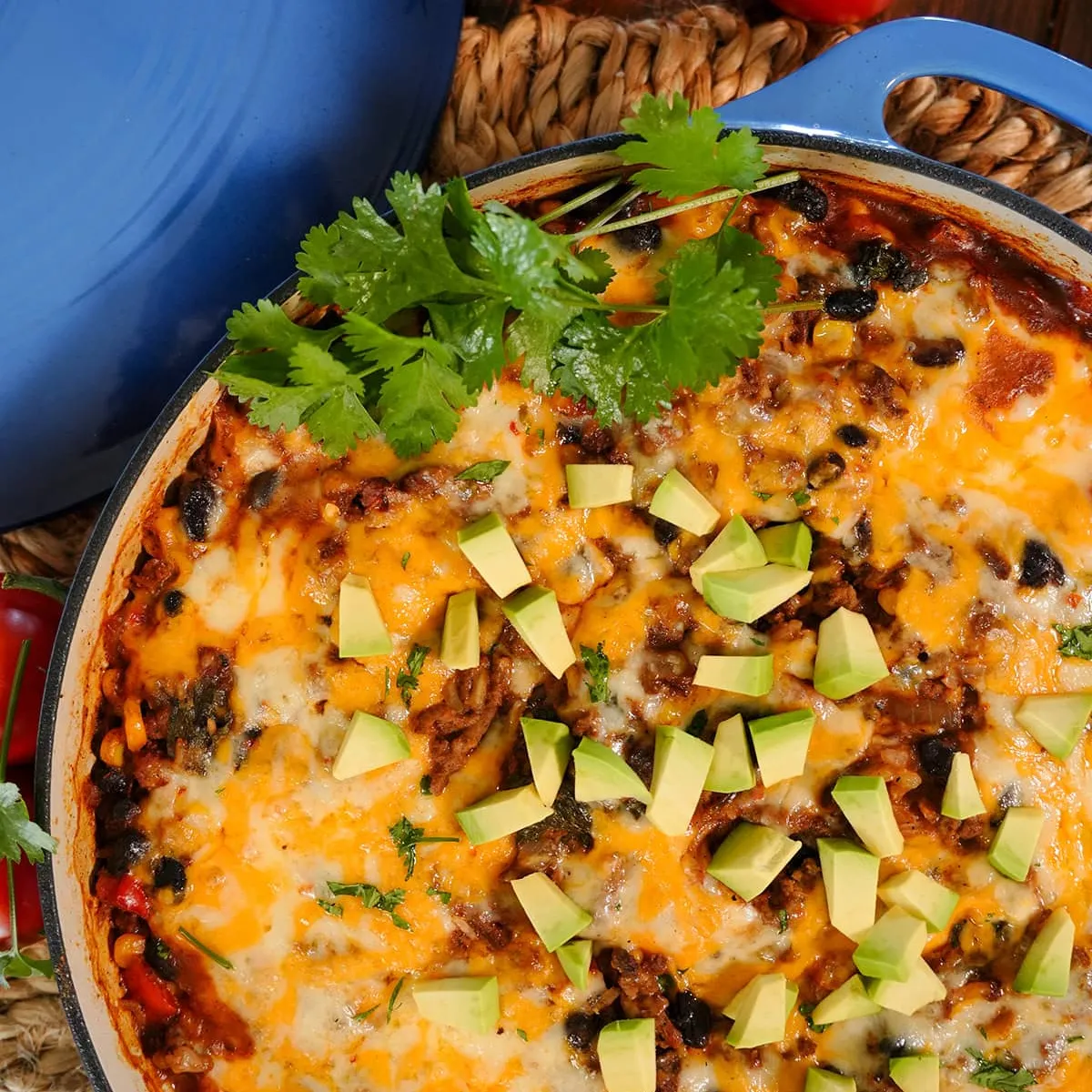 Skillet Mexican Beef and Rice