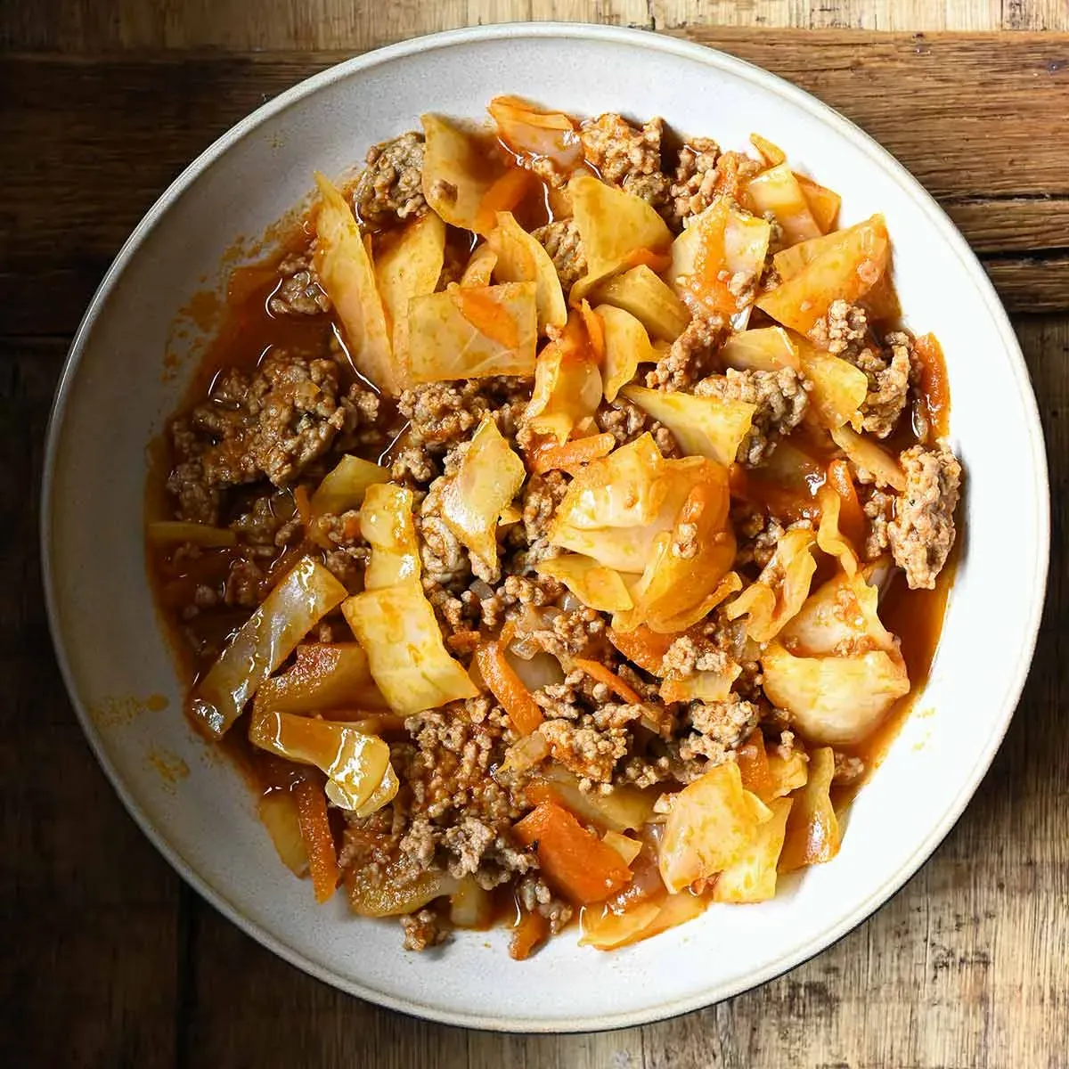 Ground Beef Cabbage Skillet