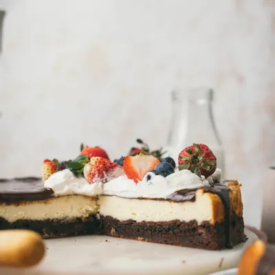 Recipe 'Black Bottom Cheesecake'