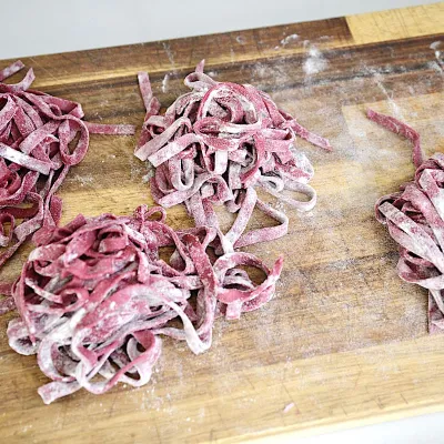 Recipe 'Homemade Red Beet Pasta'