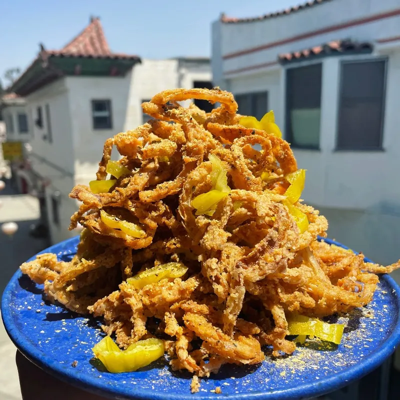 Shoestring Onion Rings