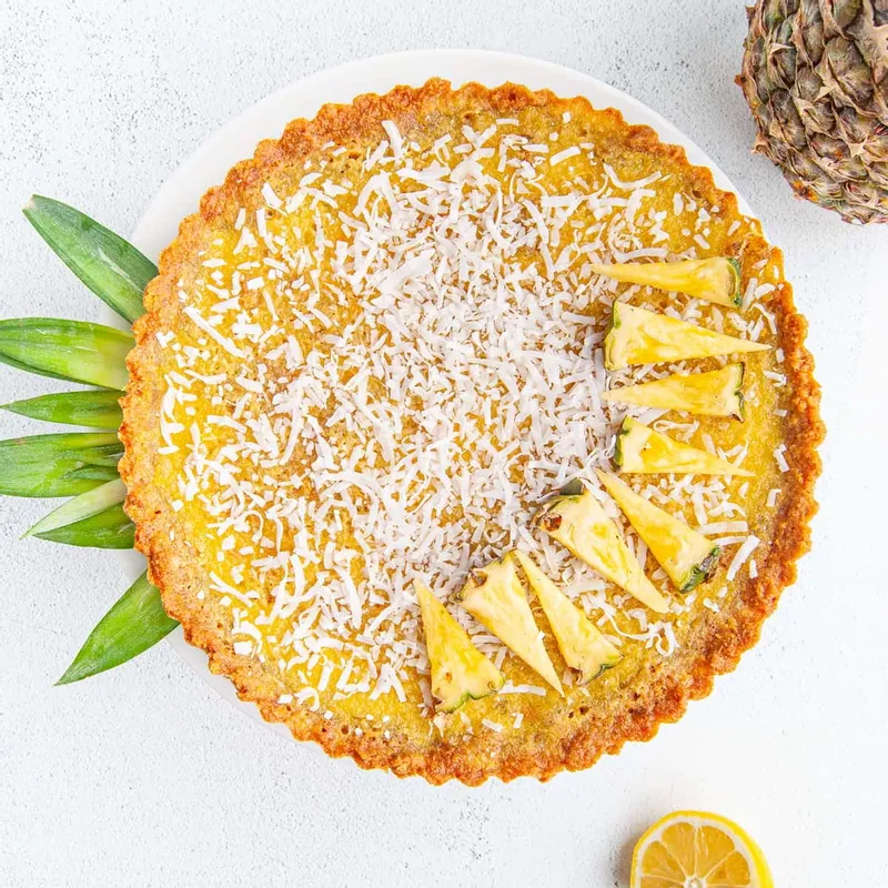 Pineapple Pie with Graham Cracker Crust
