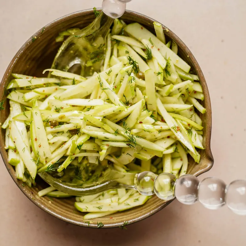 Shaved Apple Salad