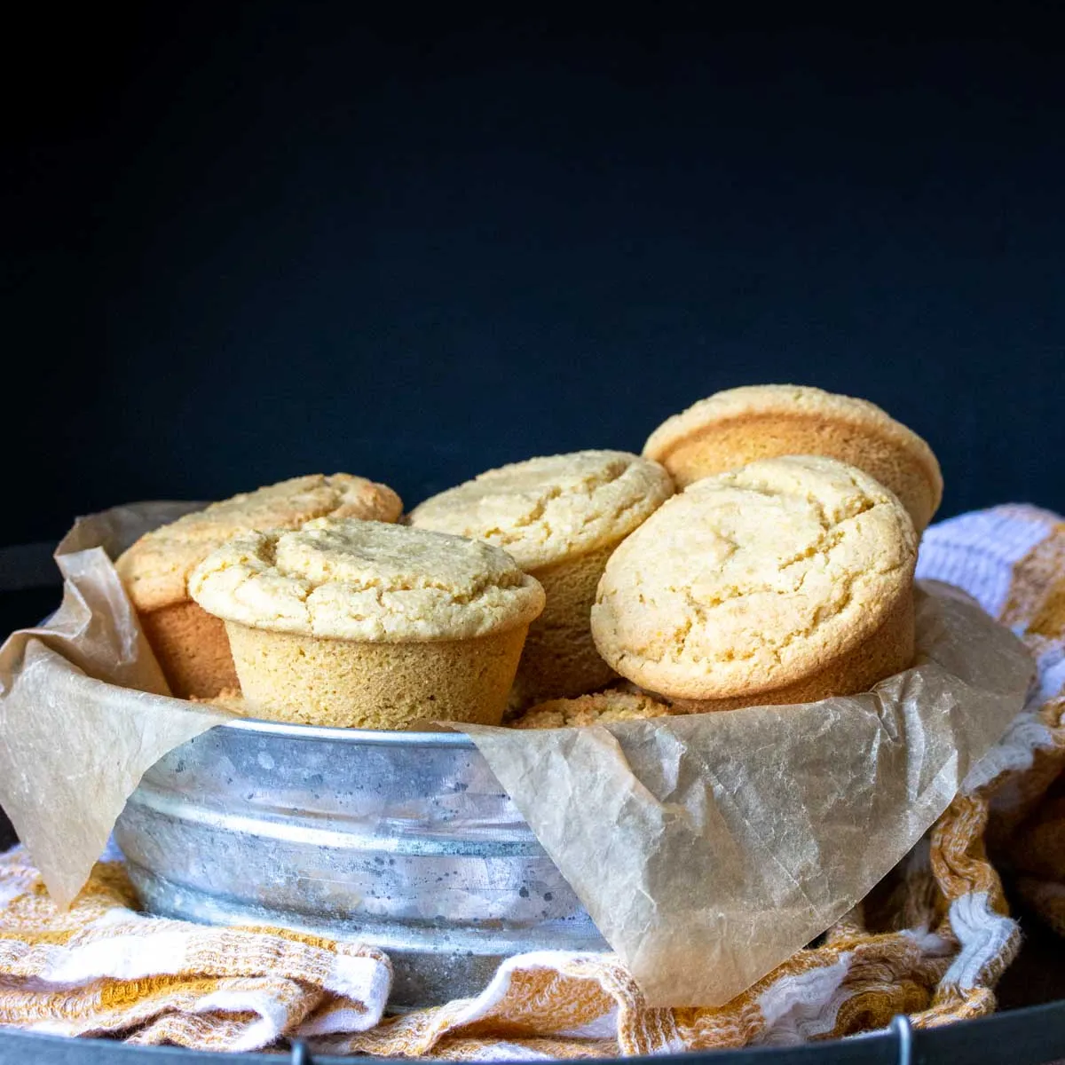 Vegan Cornbread Muffins (Gluten-Free)