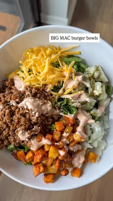 Big Mac Burger Bowls