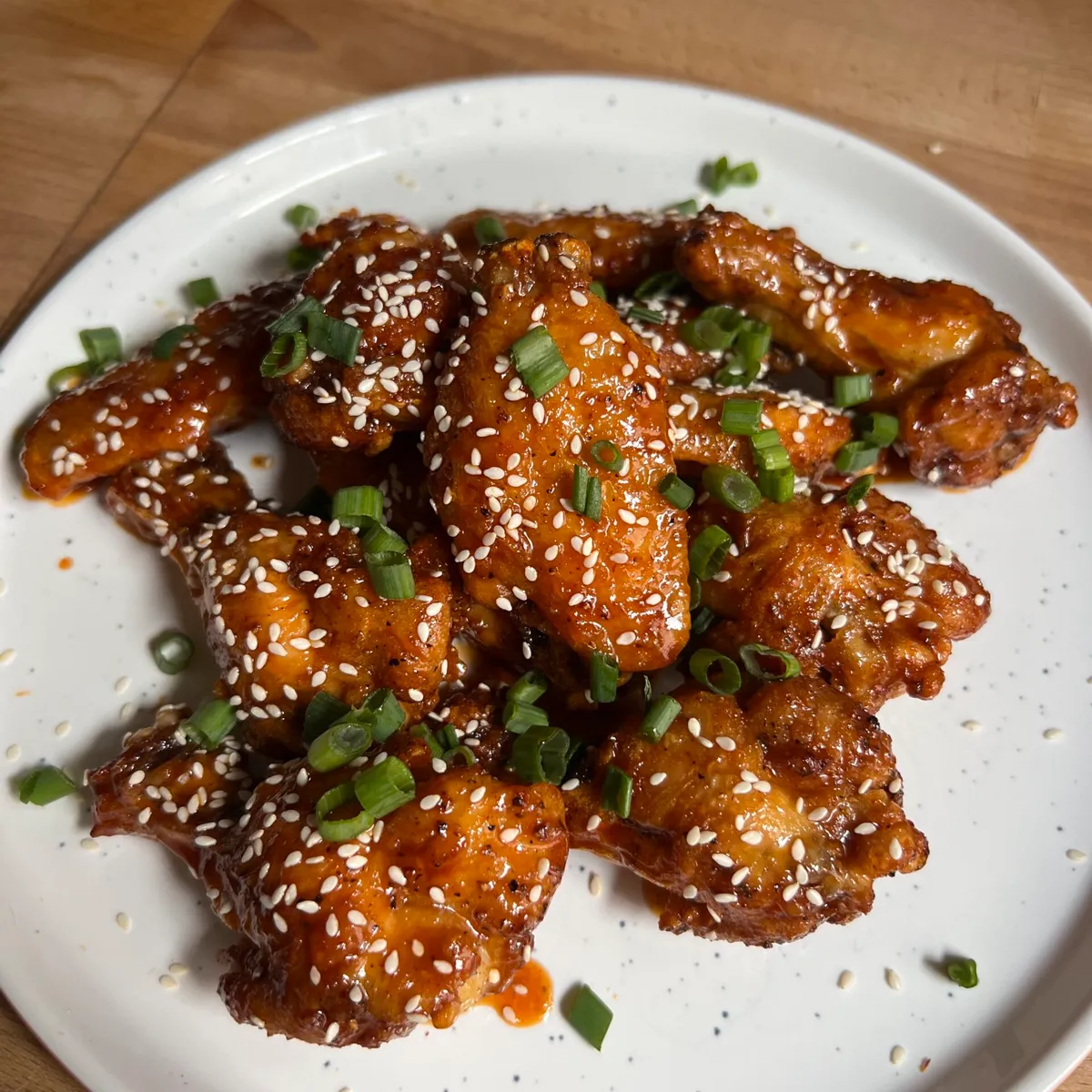 Honey Gochujang Chicken Wings