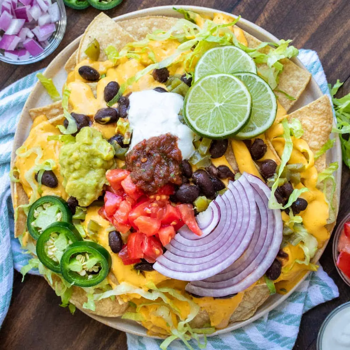 Loaded Vegan Nachos