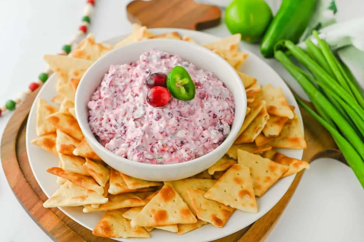 Cranberry Jalapeño Dip: Sweet, Spicy and Creamy Holiday Appetizer