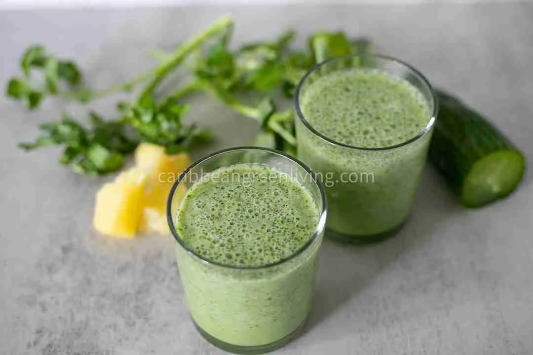 Watercress, Pineapple &amp; Cucumber Green Juice