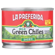 La Preferida Mild Diced Green Chiles, Roasted & Peeled