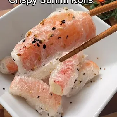 Recipe 'Air Fryer Sesame Surimi Rice Paper Crisps'