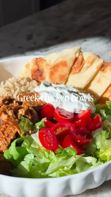 Greek Chicken Bowls