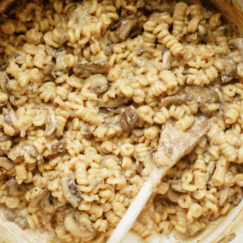 The BEST One-Pot Mushroom Pasta