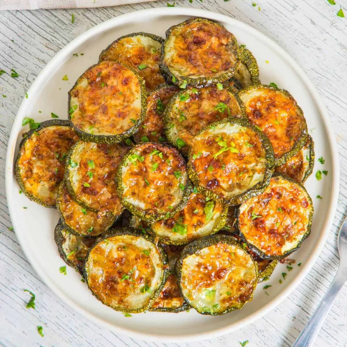 Parmesan Roasted Zucchini