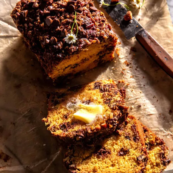 Chocolate Chip Zucchini Pecan Bread