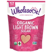 Wholesome Organic Light Brown Sugar, 1.5lb