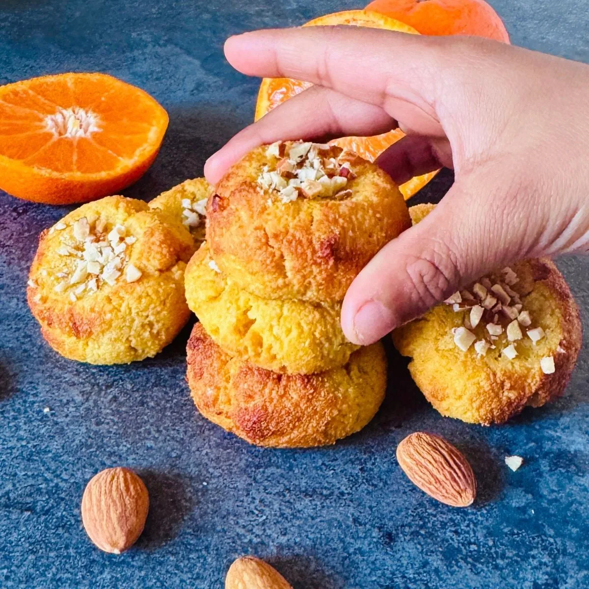 Kid-Friendly 3-Ingredient Orange Almond Cookies