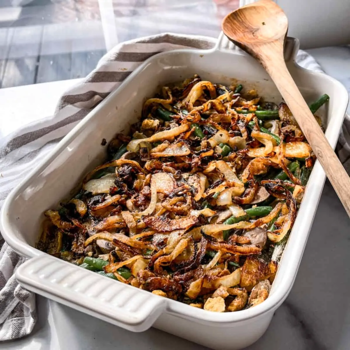 Gluten-free Dairy-free Green Bean Casserole