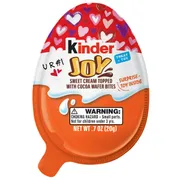 Kinder Individually Wrapped Chocolate Candy Egg With Toy Inside, Surprise for Kids