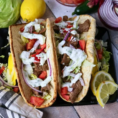 Recipe 'Beef Gyros'