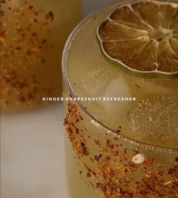 Recipe 'Ginger Grapefruit Refresher Mocktail'
