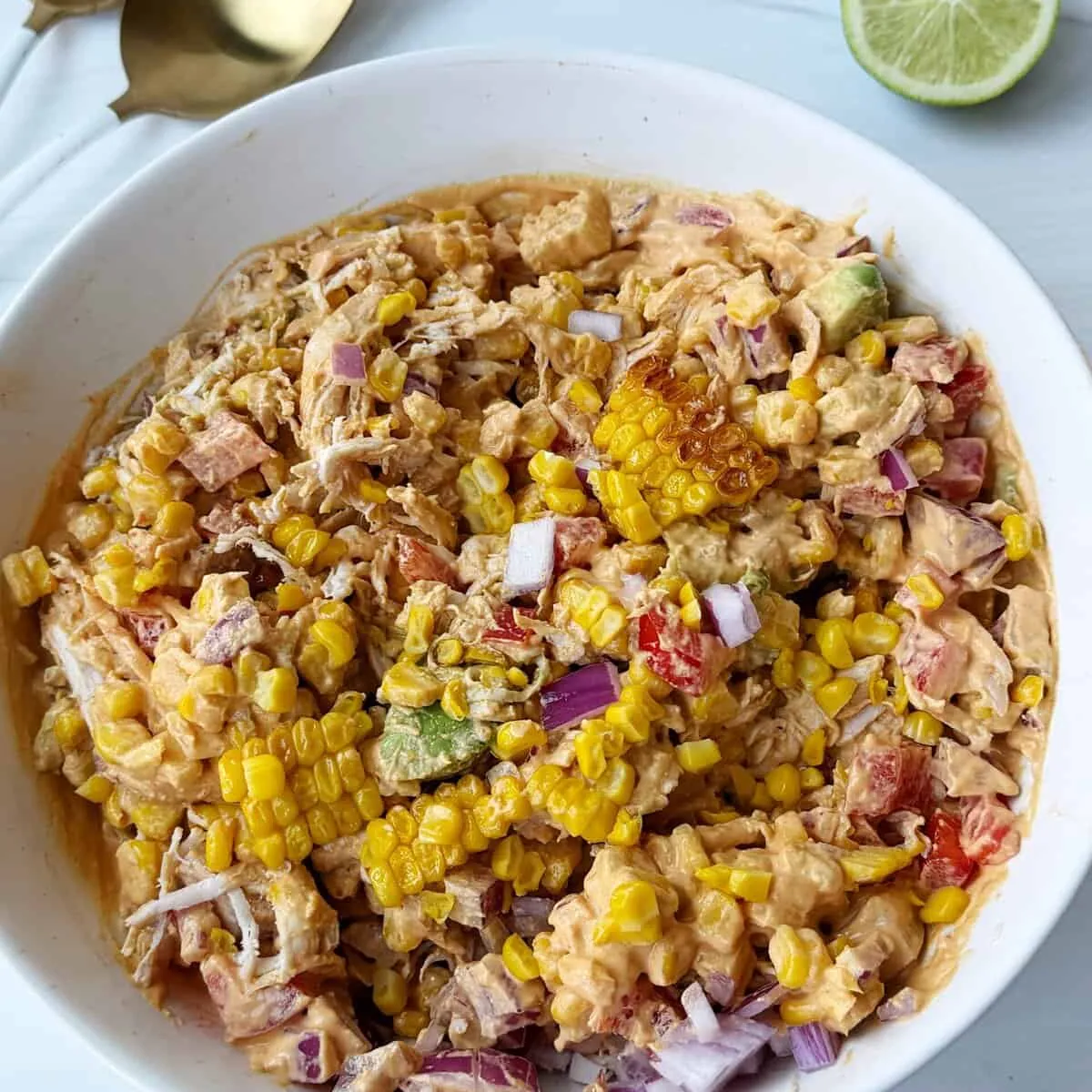 Street Corn Chicken Salad