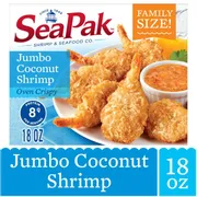SeaPak Jumbo Coconut Shrimp with Orange Marmalade Sauce