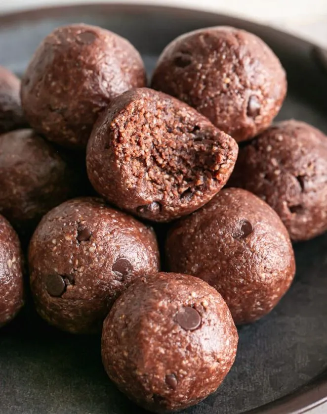 Sunflower Seed Chocolate Brownie Bites