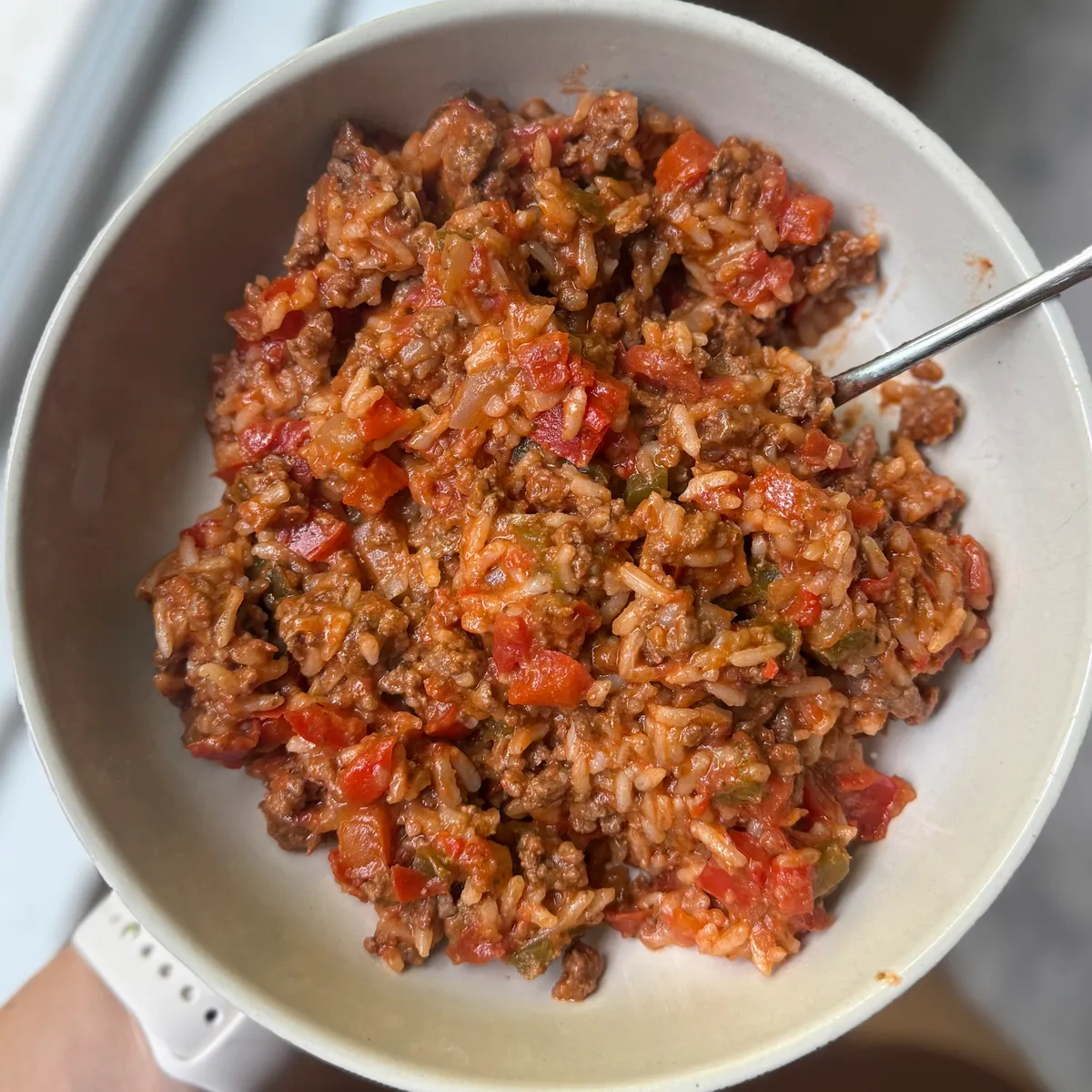 Unstuffed Pepper Skillet