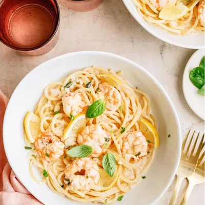 Recipe 'Lemon Garlic Shrimp Pasta Recipe'
