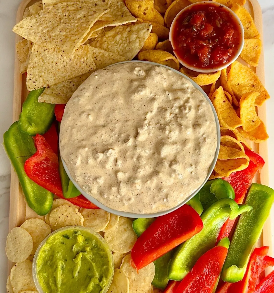 High Protein Queso Dip - Healthy 10 Minute Recipe